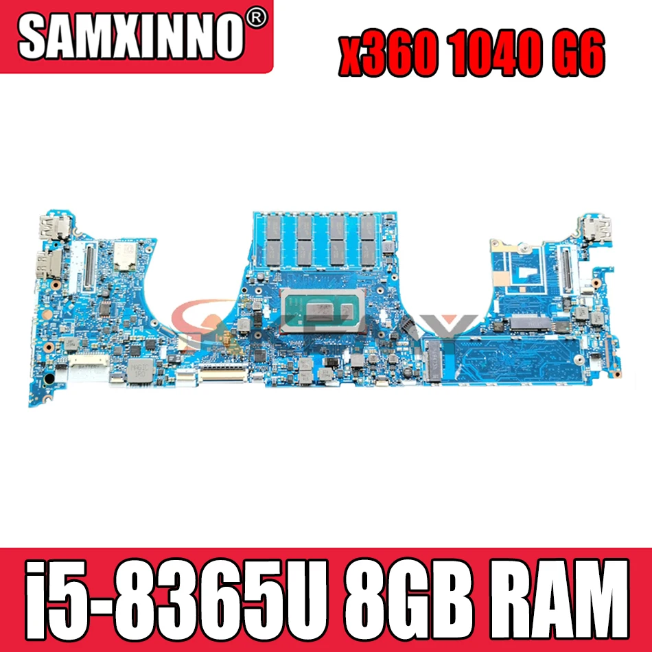 

AKEMY FOR HP x360 1040 G6 laptop Motherboard Mainboard 6050A3037501-MB-A01 with i5-8365U CPU 8GB RAM tested 100% OK