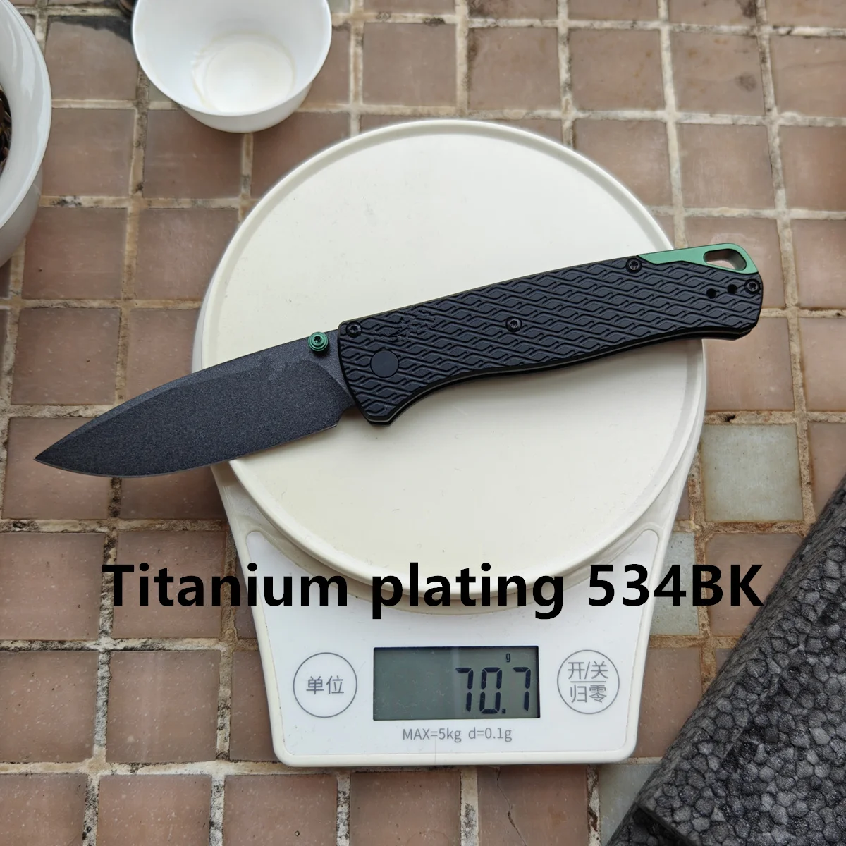 Фото Нож Good Foam Bugout 534 с алюминиевой рукоятью, шарикоподшипниками, лезвием Mark MagnaCut, карманный EDC-инструмент для кемпинга, охоты, кухни, походов, универсальный нож №4