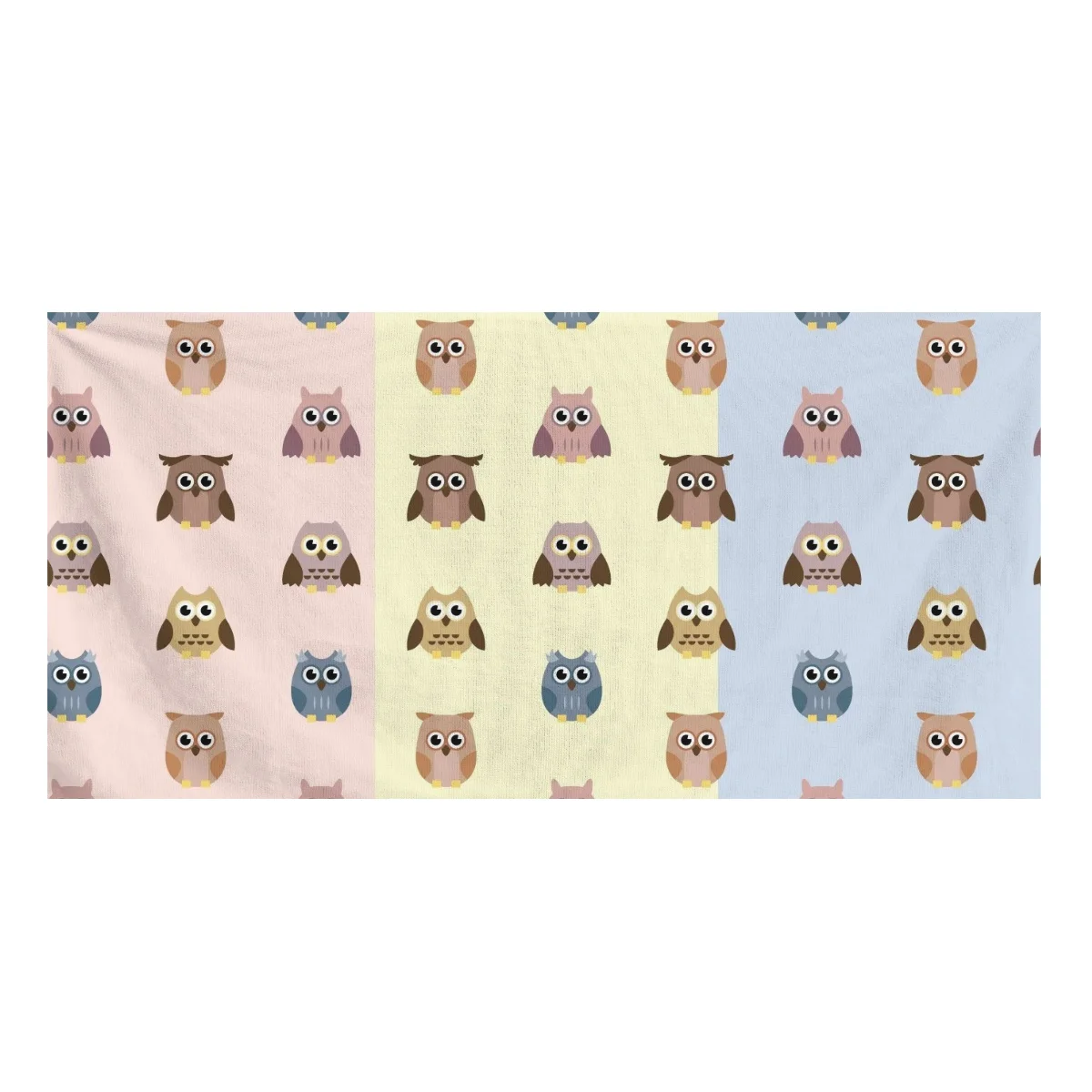 

HYCOOL Cartoon Owl Pattern Beach Swimming Towels for Women Men Quick Drying Absorbent Travel Hotel Bath Towel Face Hair Towel