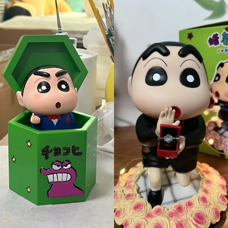 Лидер продаж пижама Crayon Shin Chan аниме кавайная модель куклы игрушки фигурки версия