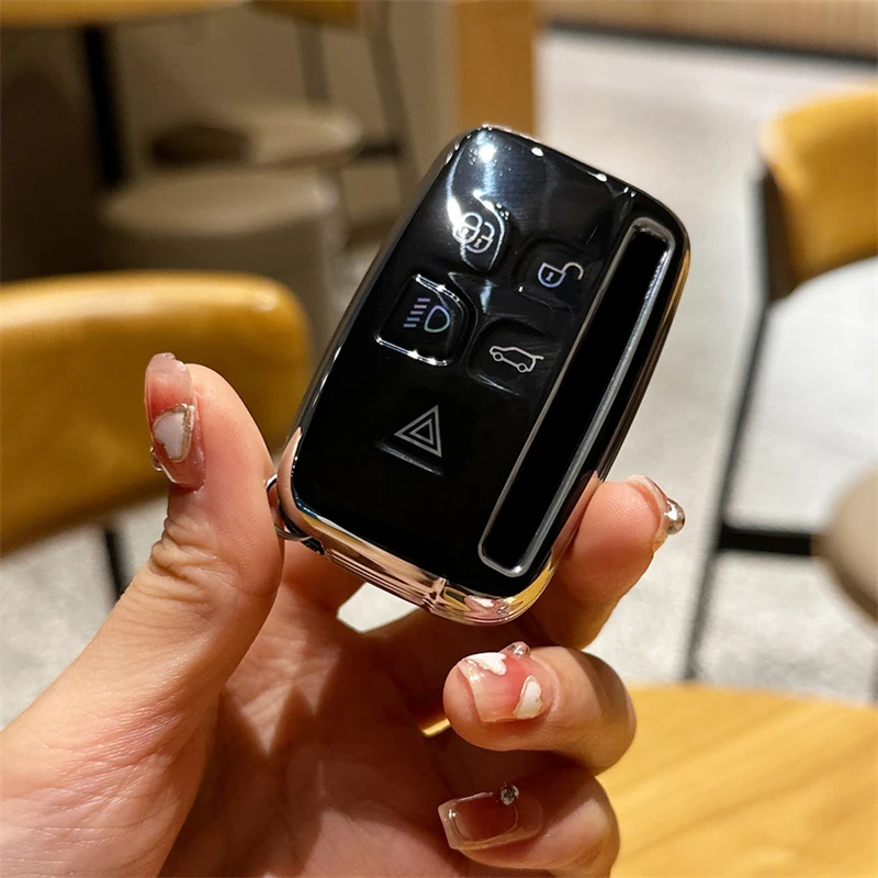 Чехол из ТПУ для автомобильного дистанционного ключа, чехол для Land Rover Range Rover Discovery Evoque Sport Velar для Jaguar XE E-Pace, аксессуары