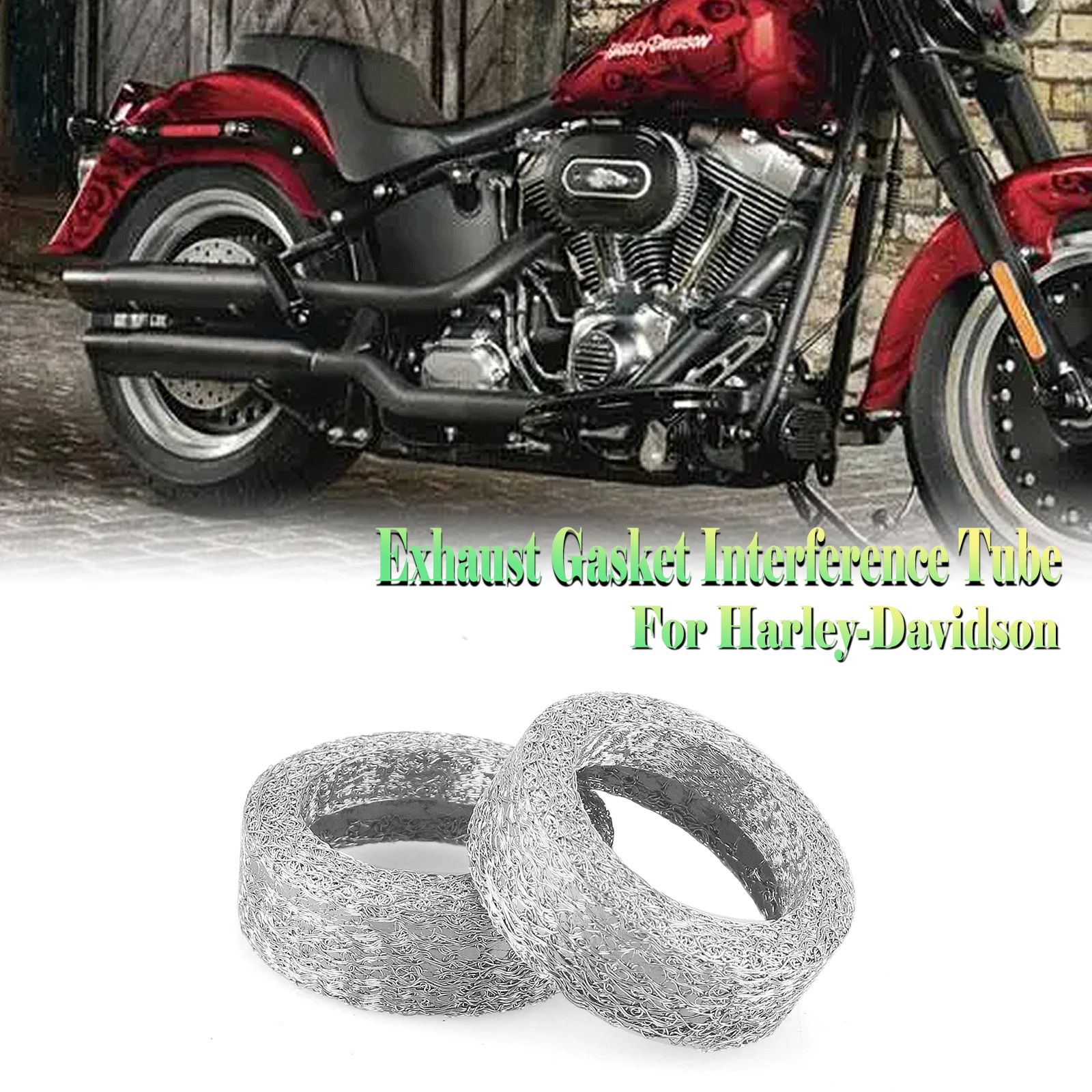 

Уплотнитель для выхлопной трубы мотоцикла для Harley Davidson HD Softail Sportster Heritage / Sportster XL