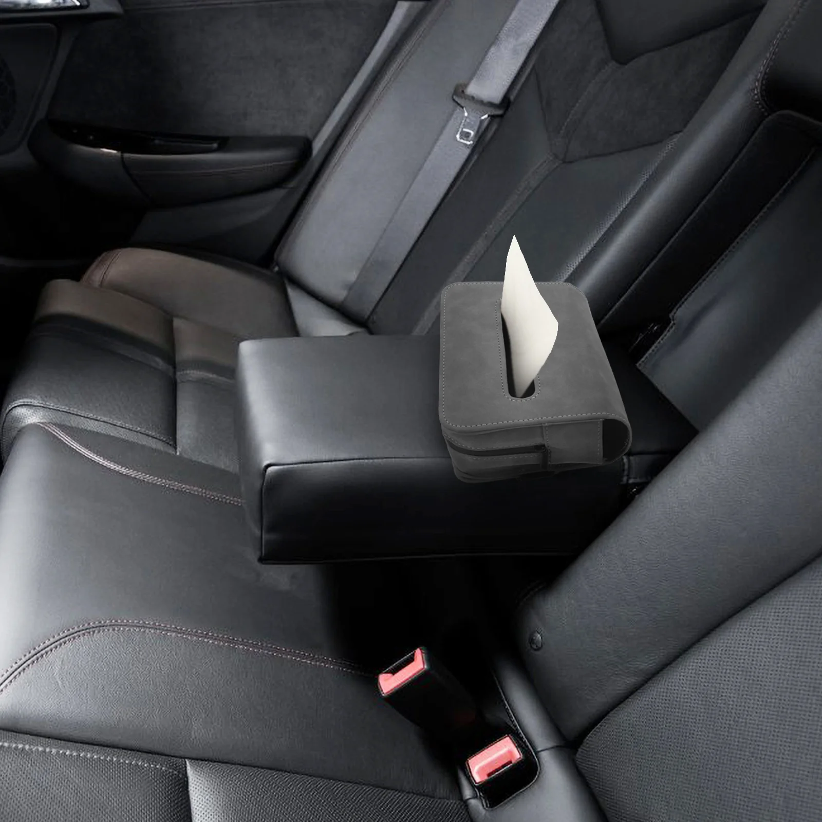 

Car Tissue Box Interior Accessories Chair Back Accessory Sheepskin Armrest Holder