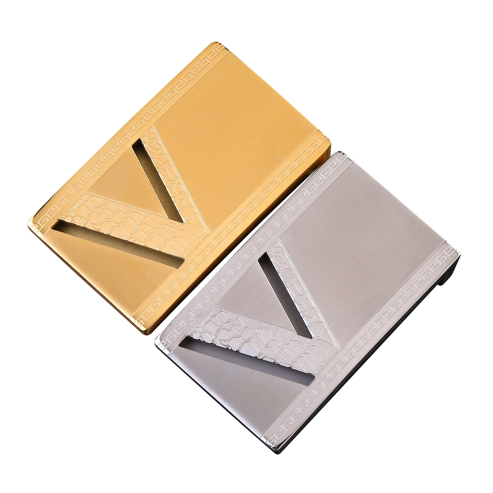 

2022 new belt3.8 cm stainless steel smooth agio without belt buckle on the new man lengthened buckle GuShuai belt agio