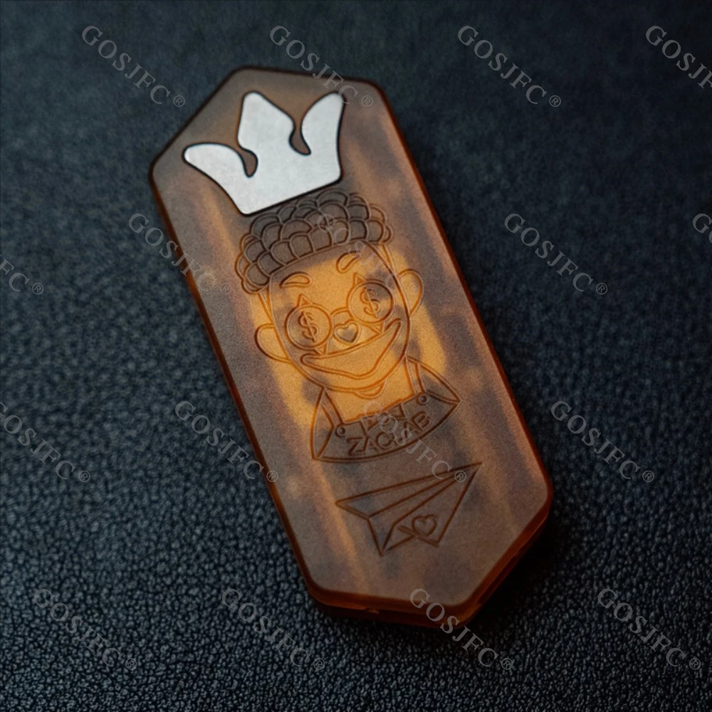 Фото ZacLab EDC Plane 2.0 Fidget Slider PEI Титановая игрушка для снятия стресса Игрушки для взрослых Игрушки для беспокойства Гаджеты для снятия тревоги №4