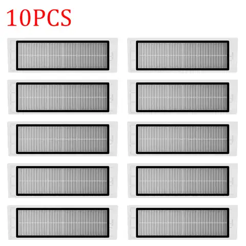 Моющиеся фильтры HEPA 2/4/6/10 шт., запчасти для робота-пылесоса Xiaomi Roborock S50, S5 MAX, S6, MI, Сменные аксессуары