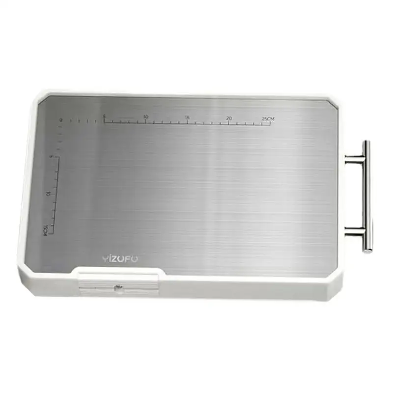 

Double-Sided Meat Cutting Board Stainless Steel Large Size Chopping Board Stainless Steel Cutting Board Double-Sided For Fish