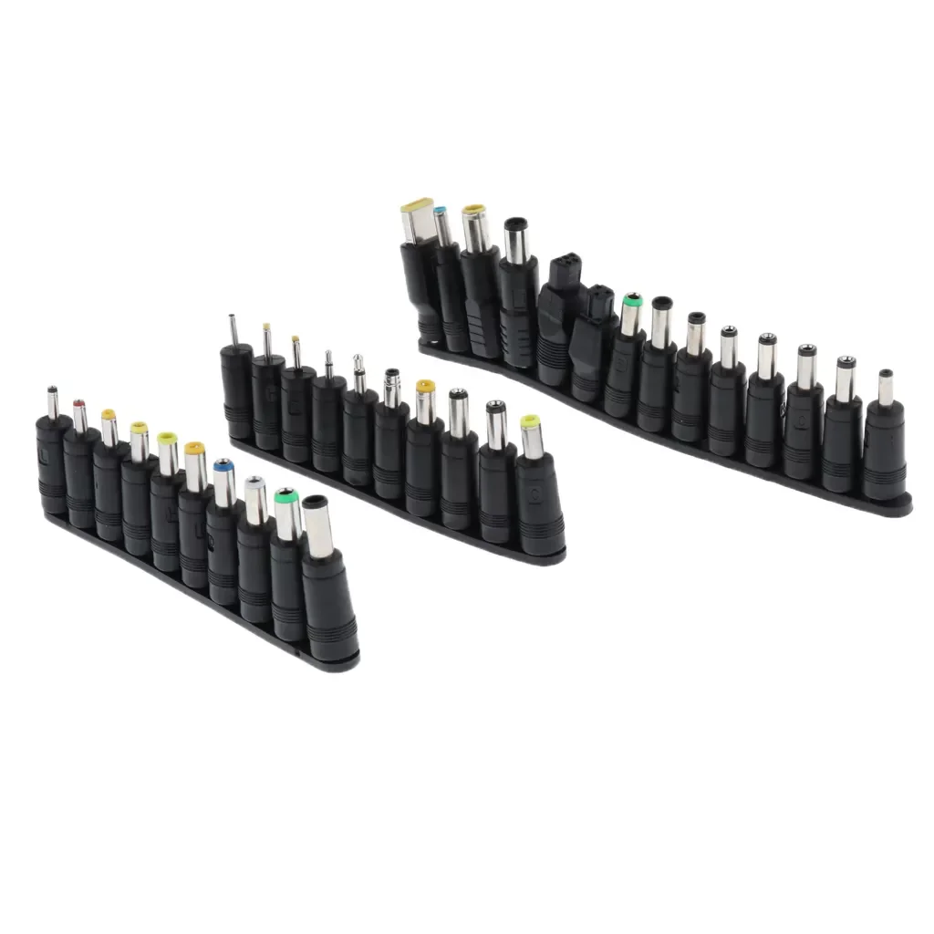 

DC Power Plug Connector 5.5*2.1 to 34Pcs Multi-type Adapters for Notebook