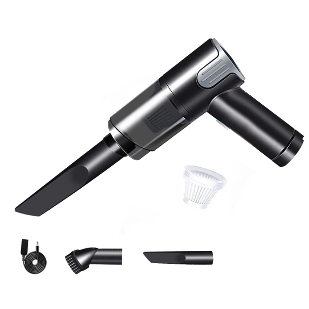 

Portable Wireless Car Vacuum Cleaner Handheld Powerful Vacuum Cleaner for Car Cordless Home Appliance Mini Cleaner Grey