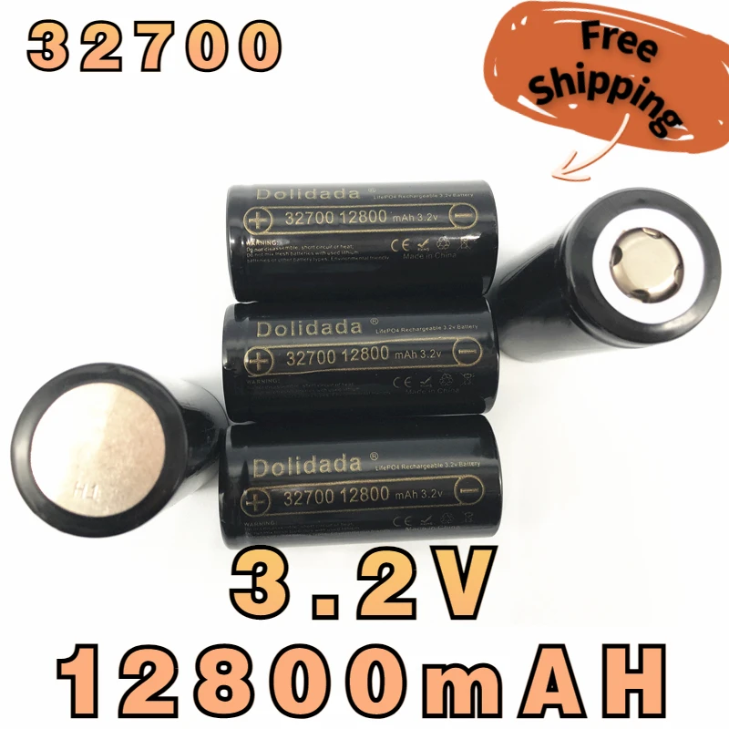 

100% Original Brand 32700 12800Mah 3.2V Lifepo4 Rechargeable Battery Professional Lithium Lron Phosphate Battery+FreeShipping