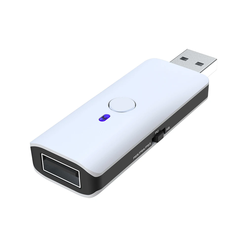 

Игровая консоль беспроводной джойстик USB адаптер с кнопкой сопряжения для PS5/PS4/NS/PC/P3 игровые аксессуары