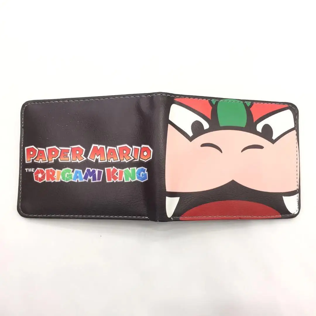 Японский кошелек с горячими мультяшками для детей с отделением для карт и монетной карманом.