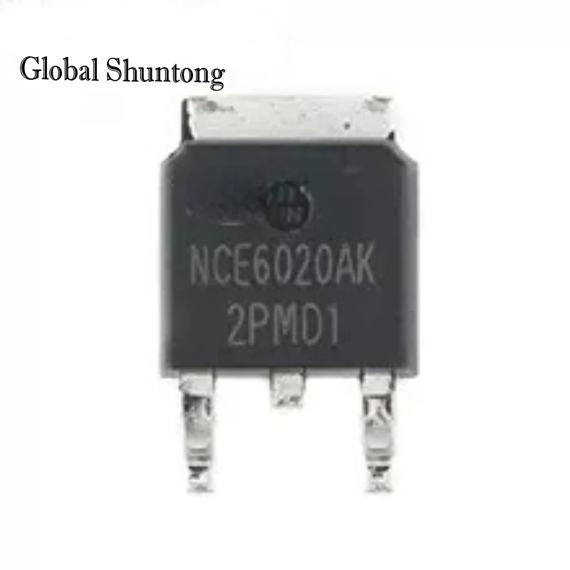 

10PCS NCE6020AK Original TO-252-2 60V 20A N-channel MOS field effect tube MOS tube New and Original IC chip In Stock