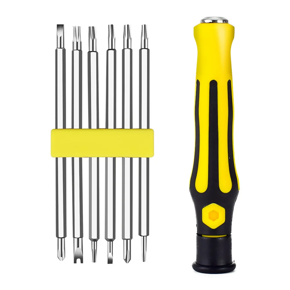 

6 шт. 12 в 1 отвертка типа Y U Phillips Torx, отвертка, многофункциональный комбинированный инструмент для ремонта компьютера