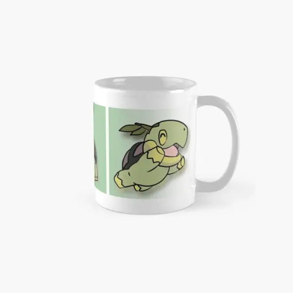 

Классическая кружка Turtwig, ручка для чая, круглая картинка, фотография, простой дизайн, посуда для напитков, подарки