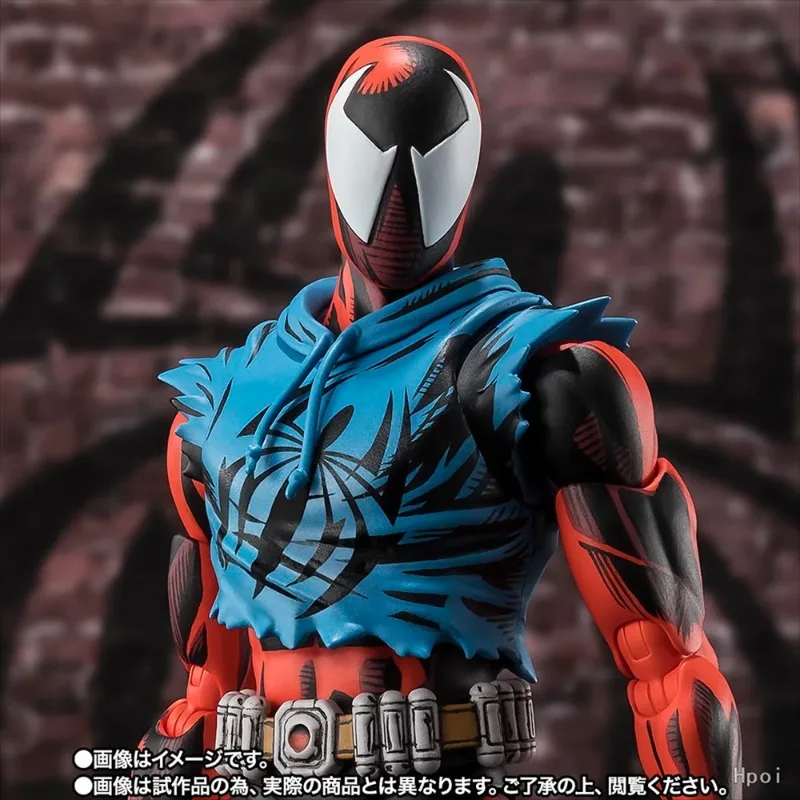 Фото Фигурка Bandai Spirits S.H.Figuarts Spider-Man: Across The Universe Scarlet Spider-Man (Бен Райли), модель-игрушка, украшение №4