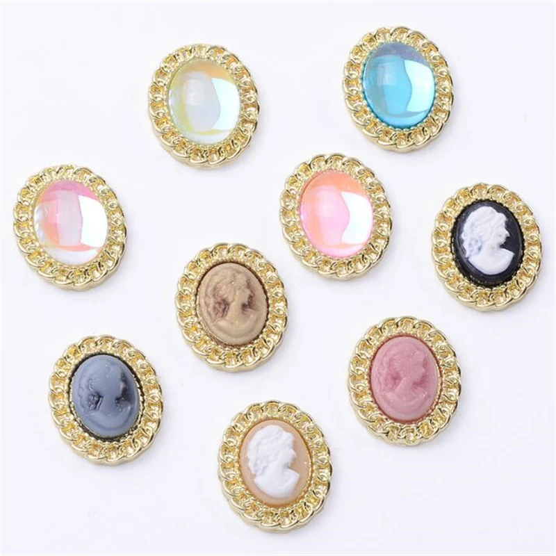 Новая позолоченная цветная Красивая головка в стиле ретро диск для сверления