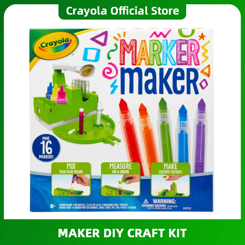 

Crayola Marker Maker Diy Craft Learning Experiment Set Children's Gift,7,8,9,10