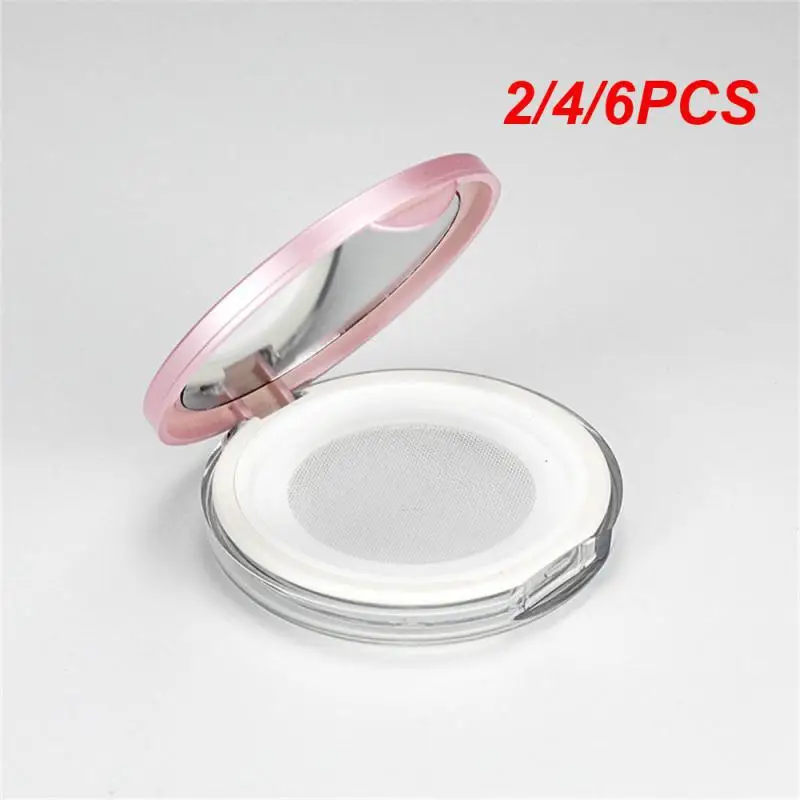 

2/4/6PCS Small Portable Powder Case Empty Makeup Box 5 Gram Cosmetic Container Travel Size Containers Compact Powder