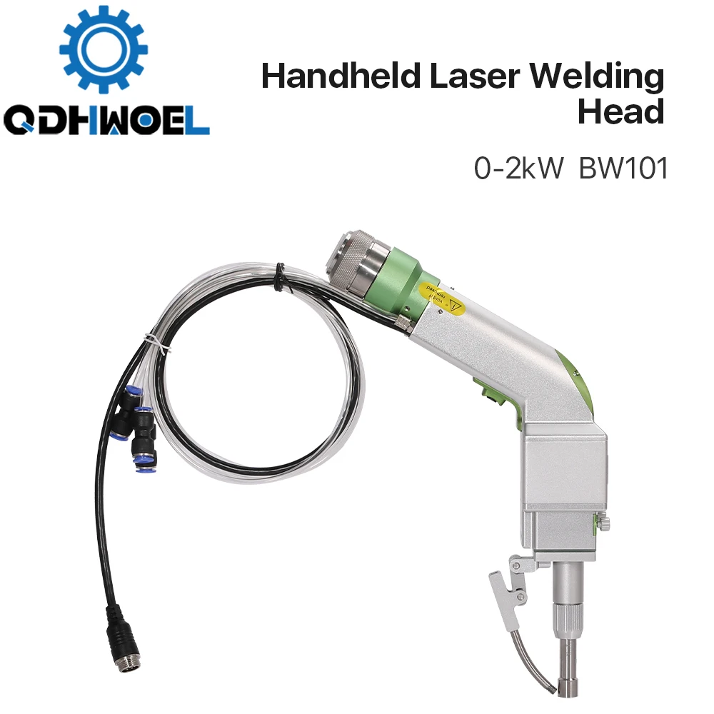 

Original Raytools Hand-held Laser Welding Head BW101 0-2kW CL60mm FL125/150nn Single Axis Swing for Welding Machine