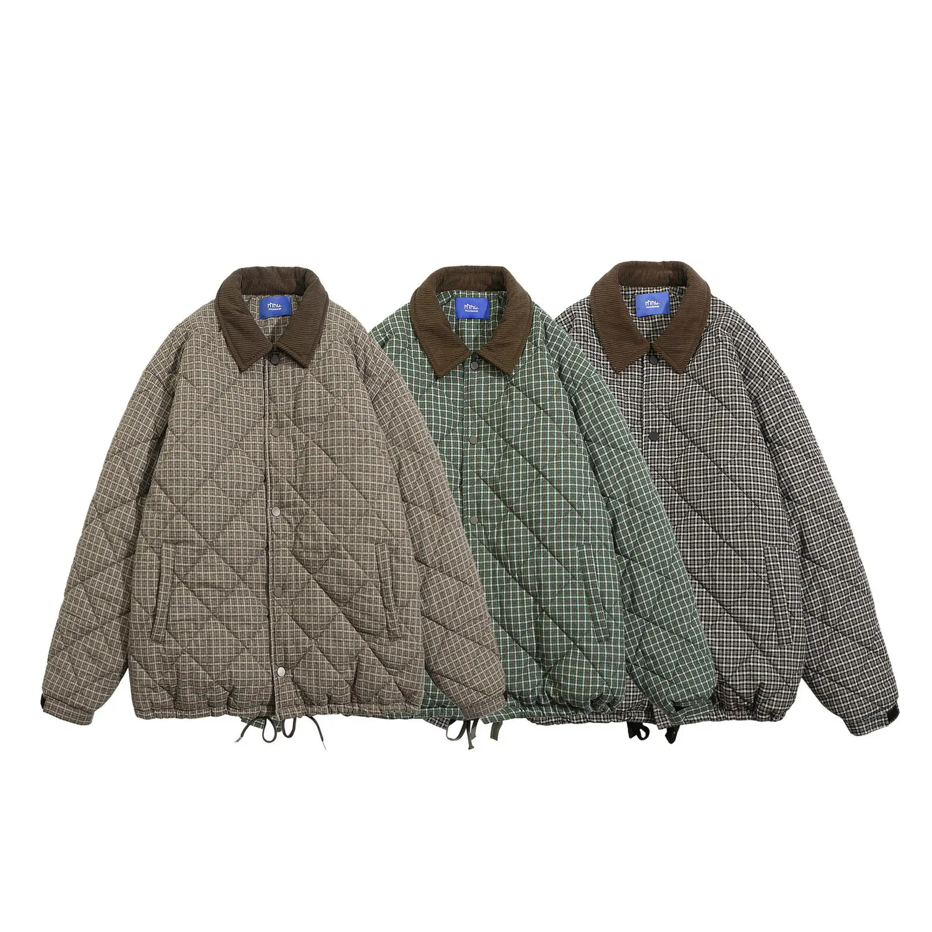 

Теплая мужская ветровка, новинка 2023, демисезонные парки с капюшоном, Мужская модная повседневная куртка с хлопковой подкладкой, Мужское пальто