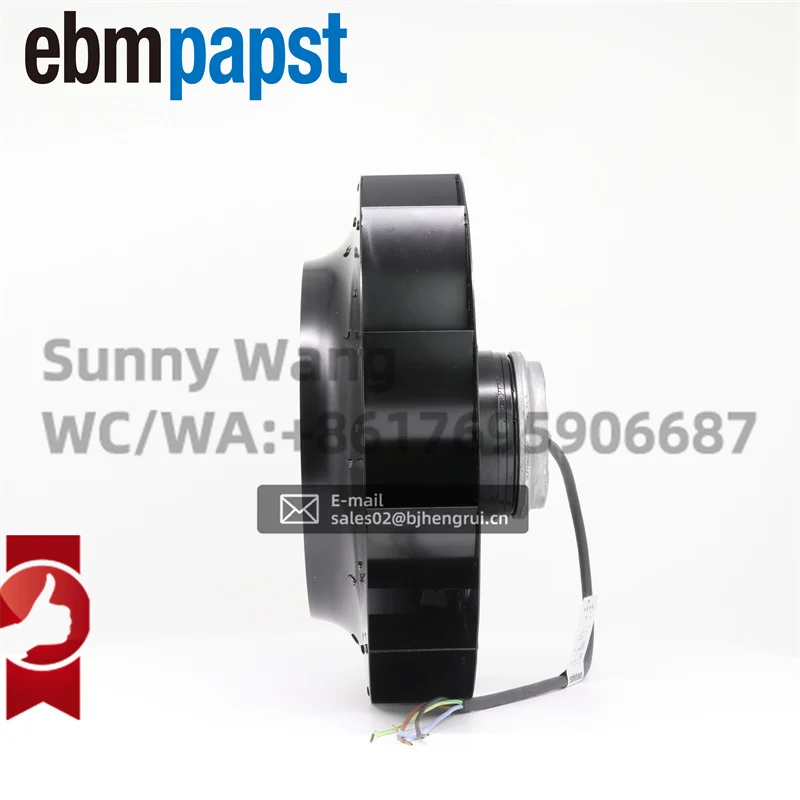 Фото ebmpapst R2E280-AE52-05 230 В переменного тока 1,0 А 225 Вт R2E280-AE52-26 Вентилятор FFU Фильтр-блок Центробежный охлаждающий вентилятор №4