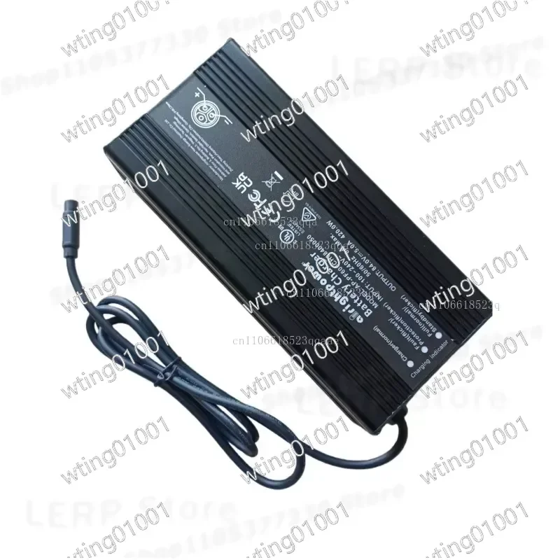 Блок питания INMOTION RS 84V 5A (макс. 8A, 420W) с трехконтактным адаптером, сменный аксессуар для электросамоката (art.: 3920dc2dcd2ed) - 3920dc2dcd2ed
