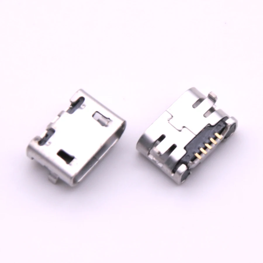 

100 шт. Новый мини-разъем micro USB для Alcatel One Touch Idol 4 USB зарядка
