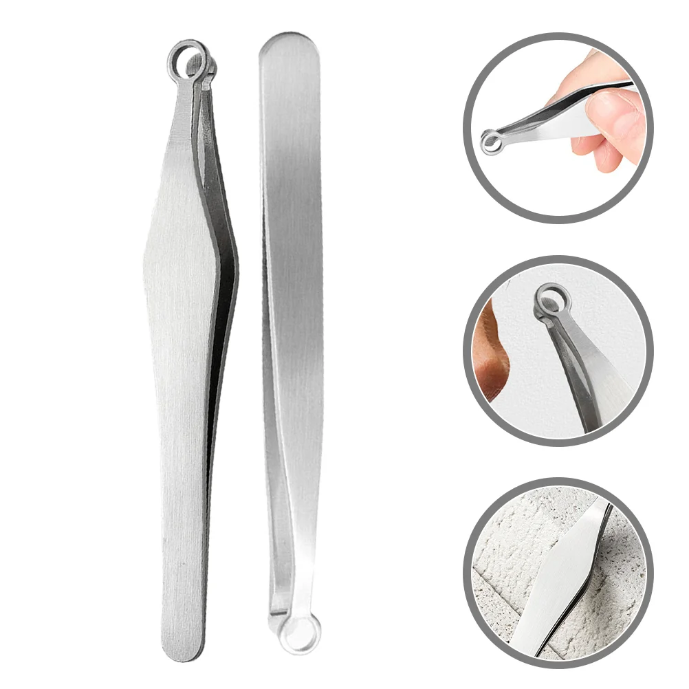 

Stainless Steel Nose Hair Clip Nasal Clipper Clippers Trimming Tweezers Clips Men Small Hairs Metal