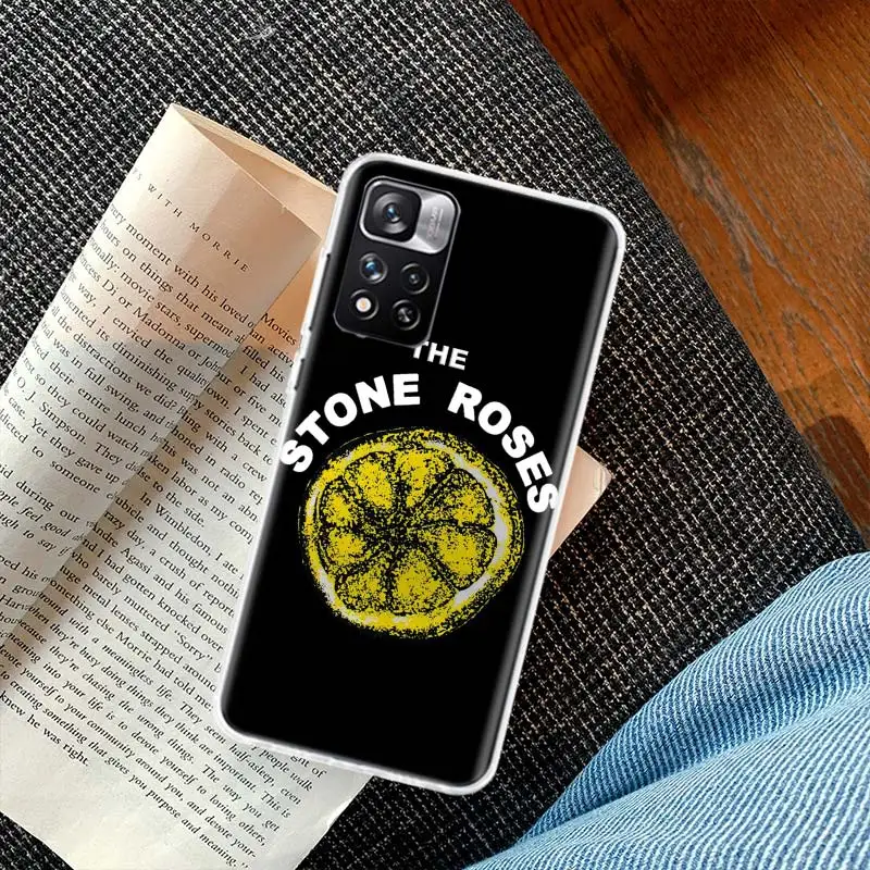 Чехол для телефона Stone-R-Roses Xiaomi Redmi Note 13 14 Pro Plus 13C 14C 5G 12 12C 9 9T 9C 9A 8A 8 7 10C 10A 10 Cover Capa