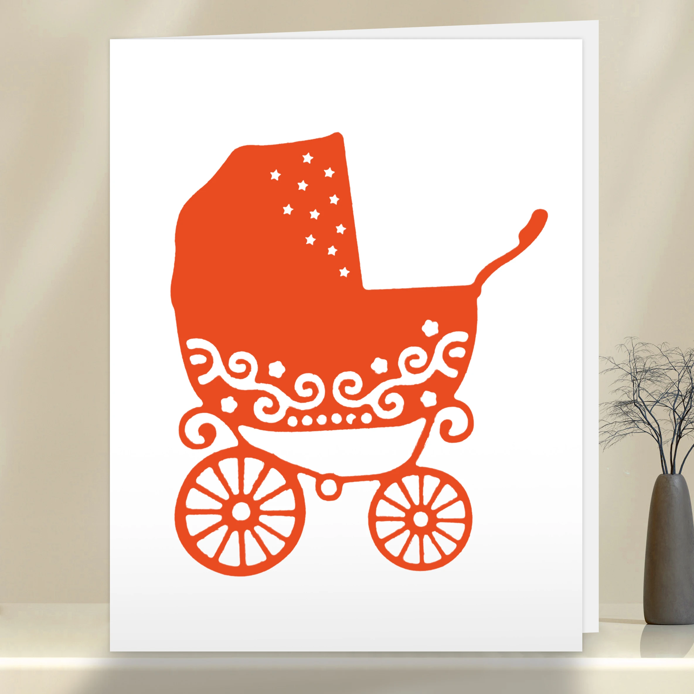 Металлические штампы для детской коляски, штампы для скрапбукинга, формы для открыток, трафареты, штампы, рельефные ножи для резьбы по бумаге «сделай сам»