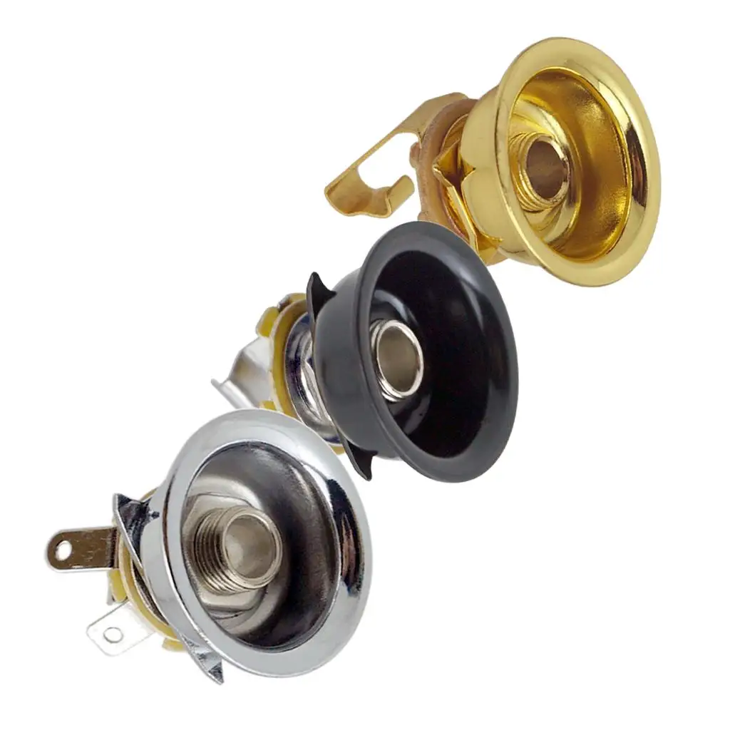 

Tooyful 6.35mm 1/4' Jack Stereo Output Socket for Electric Guitar Parts