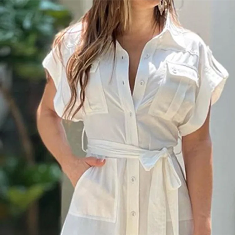 S-3xl Fashionable Street Waistband Jumpsuit 2023 Spring And Summer New Lace Up Pocket Slim Mop Pants Wholesale