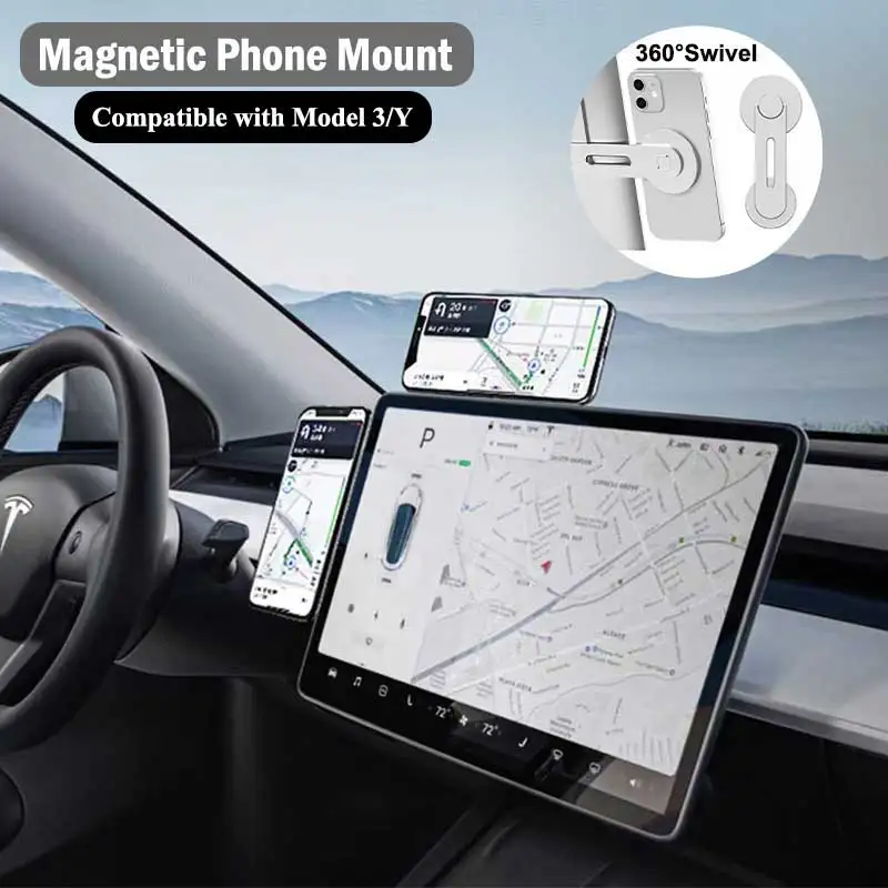 

Fit Tesla Model 3 Phone Holder in Car Phone Holder support telephoitne voiture soporte móvil coche Model Y Car Accessories