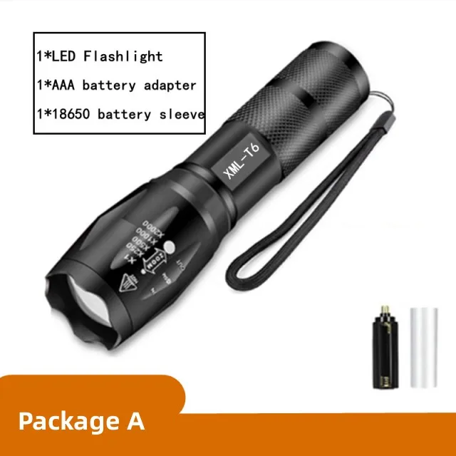 

Фонарик THEBSE 2000 лм, 3 режима