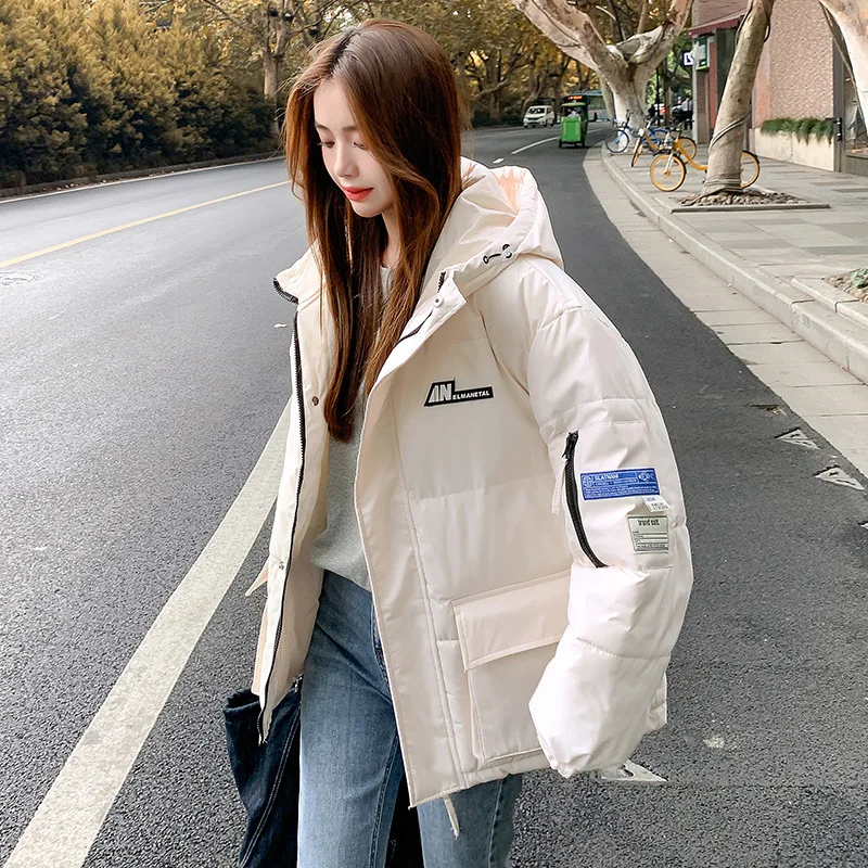 2022 New Winter Women Parkas Jackets Casual Hooded Thick Warm Windproof Parkas Coat Fashion Female Outwear Long Parkas