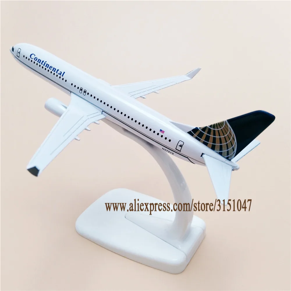 

16 см модель самолета авиакомпании Air American Continental Airlines B737, модель самолета Боинг 737-800, модель самолета из металлического сплава, литая игрушка, подарок для детей