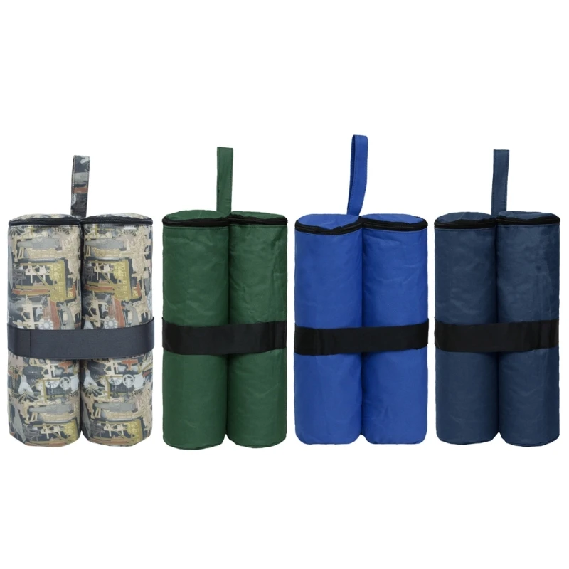 

4Pcs 600D Canopy Tent Weights Bag Sandbag for Canopy Tent Parasols Terraces Tent 55KD
