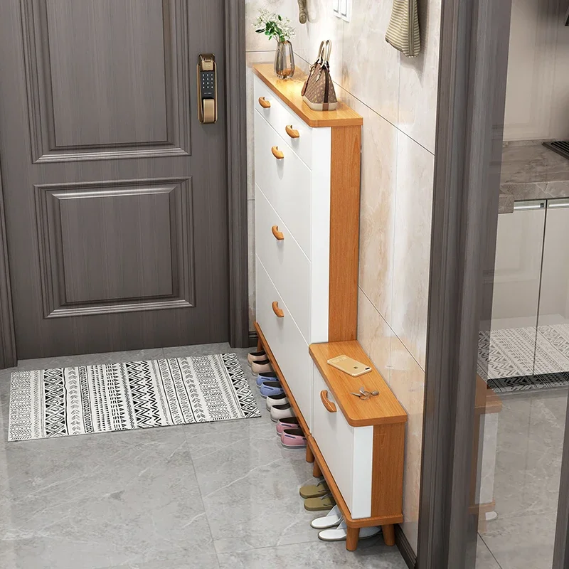 Европейские узкие полки для обуви Компактные конструкции Пыленепроницаемые