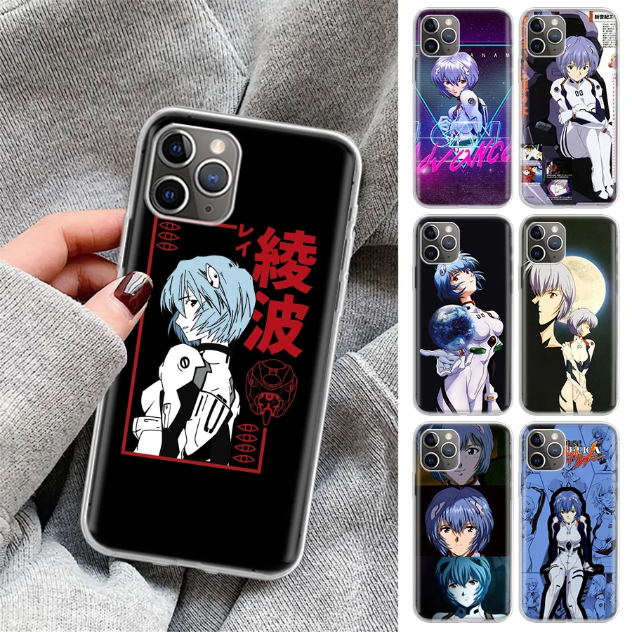 

Evangelions Ayanami Rei Phone Case For Apple iPhone 11 13 12 Pro XS Max XR X 7 8 6 6S Plus Mini 5 5S SE Soft Back Shell Cover Co
