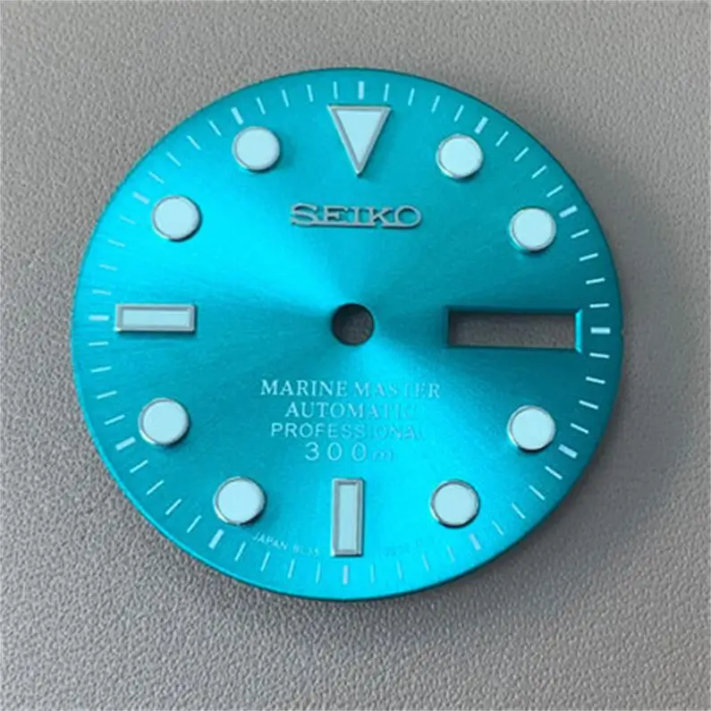 Sunburst dial blue black purple white C3 green luminous SKX007 abalone turtle mechanical watch accessories MOD NH35/36 movement