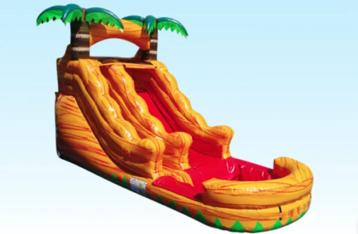 

13FT Height Fire Marble PVC Inflatable Waterslide - Size: 26 x 11 x 13 ft (7.9 x 3.4 x 4.0 m) - S10