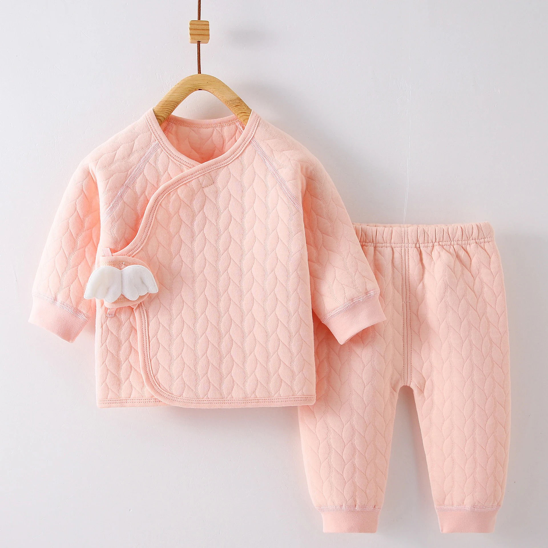 

2 шт., Детские хлопковые пижамы с длинным рукавом и штаны