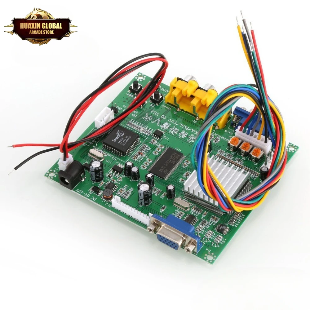 Плата видеоконвертера для аркадных игр RGB CGA EGA YUV в VGA HD Hd9800 Gbs8200