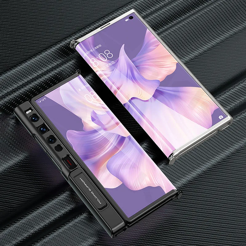 

For Huawei Mate XS 2 Luxury Shockproof Plastic Hard Stand Frame Case Full Protection Frame Edge Cover For Huawei Mate XS2 Case