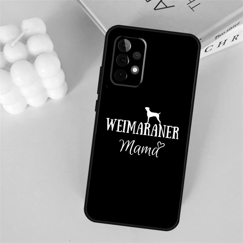 Чехол Weimaraner Dog для Samsung Galaxy A55 A35 A15 A36 A56 A26 A16 A22 A32 A52 A54 A34 A53 A33 A13 A06 A05
