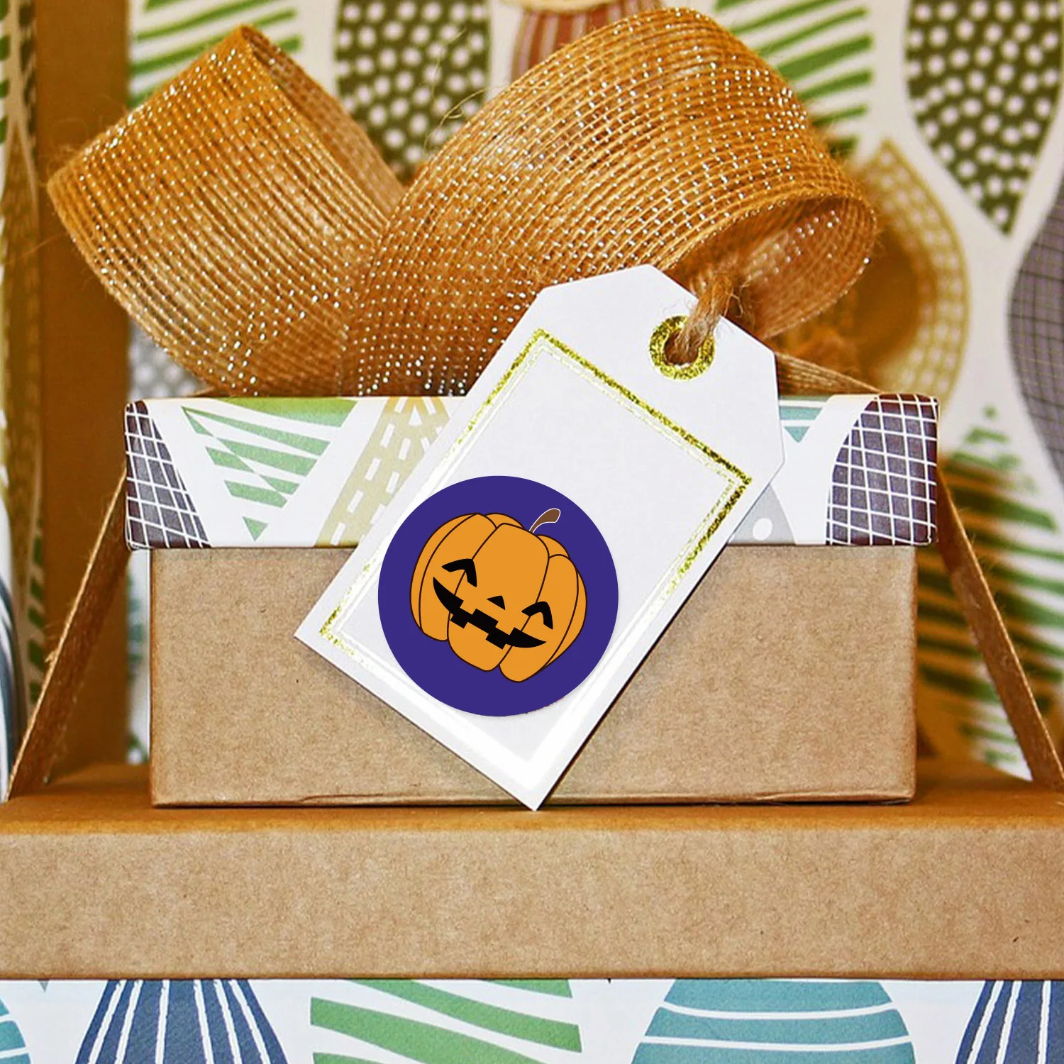 500Pcs Halloween Decoration Stickers Candy Bag Seal Sticker Party Children Gift Toy Sealing |