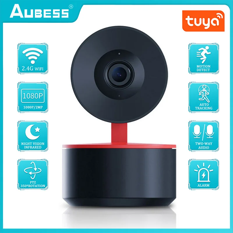 

Умная Беспроводная IP-камера с ночным видением, Wi-Fi, 1080P