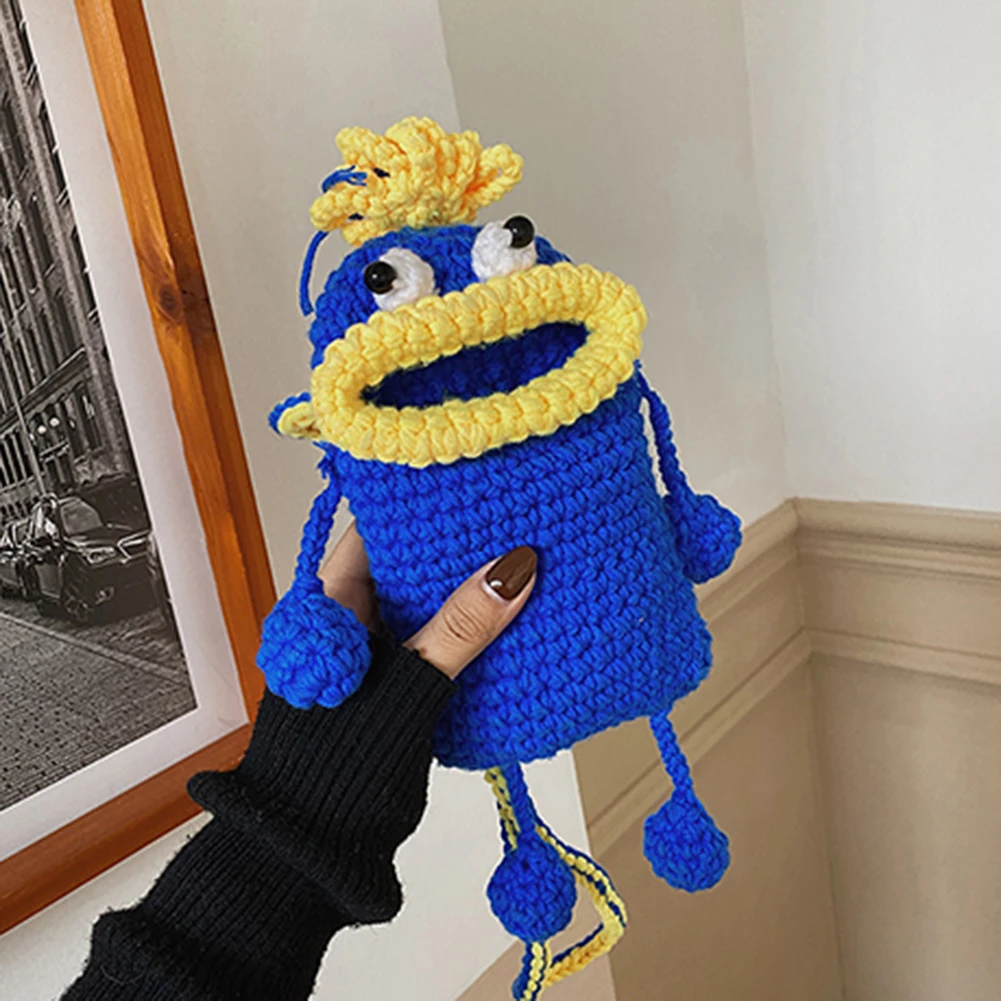 

Новинка, женская сумка, сумка через плечо ручной работы, женская сумка-Кроссбоди, женская трикотажная маленькая сумка-мессенджер ручной раб...