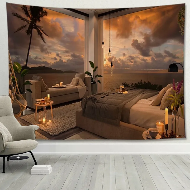 

Гобелен "Закат за пределами окна"